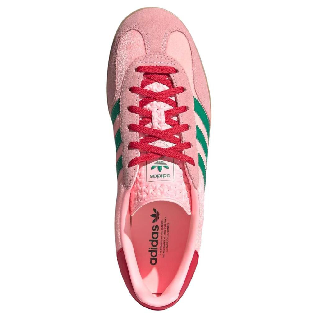 Gazelle Wmns Adidas Originals Indoor 'Glow Pink Court Green' Женские JI2713
