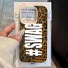 ГОРЯЧИЙ Роскошный Леопардовый Счастливый Swag Чехол для Телефона с Рисунком Кожи Личи Для iPhone 17 16e 16 15 14 13 12 11 Air Pro Max Plus X XR XSMax