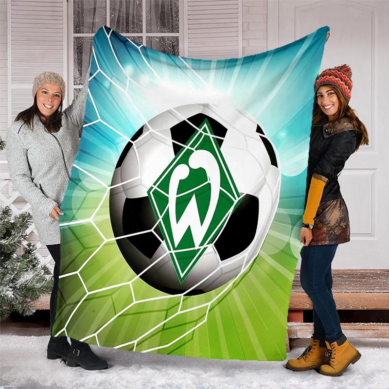 Werder Bremen LOGO printed blanket—lightweight,soft,warm;versatile blanket all seasons—perfect as &air-conditioning throw,nap blanket