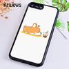 Мягкий чехол для телефона Krajews Corgi and Bubble Tea для iPhone 14 5 6s 7 8 plus XR XS 11 12 13 pro max Samsung S21 S22ultra Plus