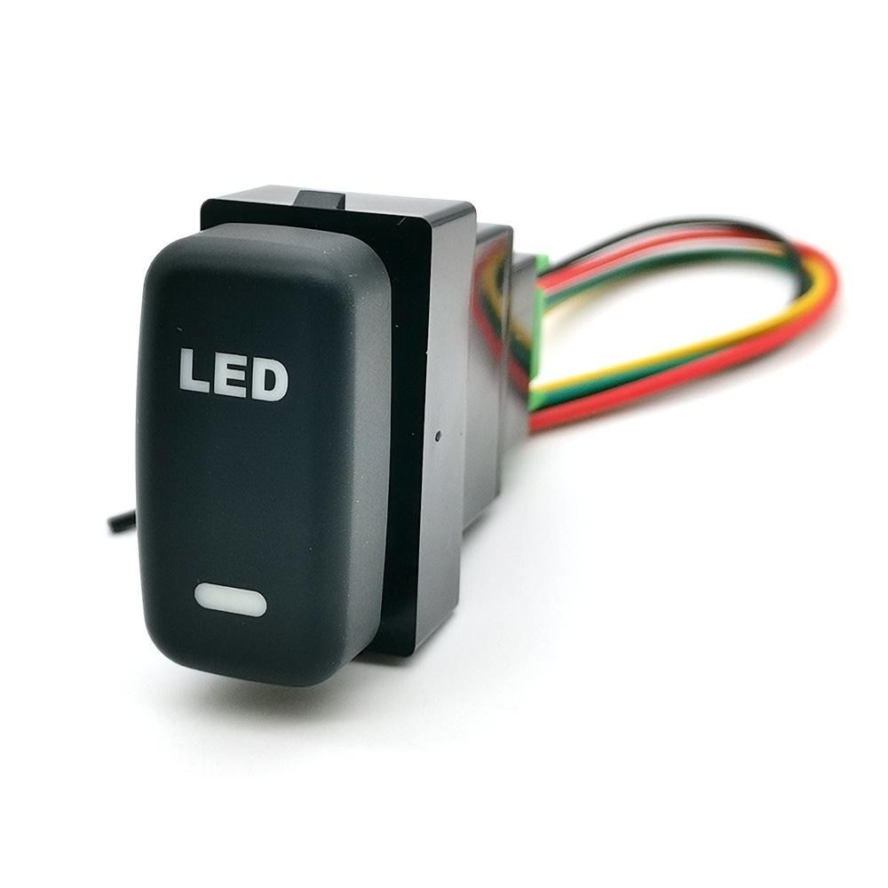 Светодиодные дневные ходовые огни и переключатель питания передних противотуманных фар для 06-12 Mitsubishi Outlander/Pajero