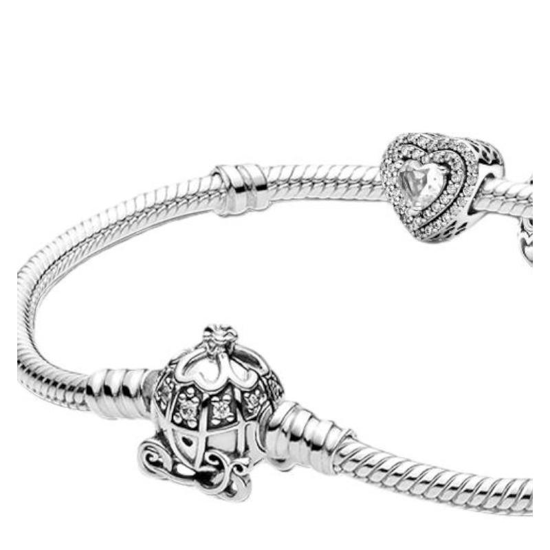 Pandora Love Set 925 Silver Bracelet Women's Silver ZT26011355A