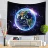 Cosmic Solar System Hanging Cloth Art Background Cloth Galaxy Space Planet Tapestry Science Fiction Planet Background Cloth