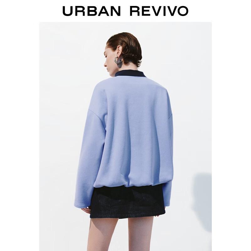 UR 2025 Autumn Women's Oversized Round Neck Sweatshirt