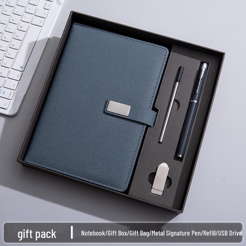 Премиальный офисный блокнот формата А5, подарочный набор с возможностью персонализации логотипом