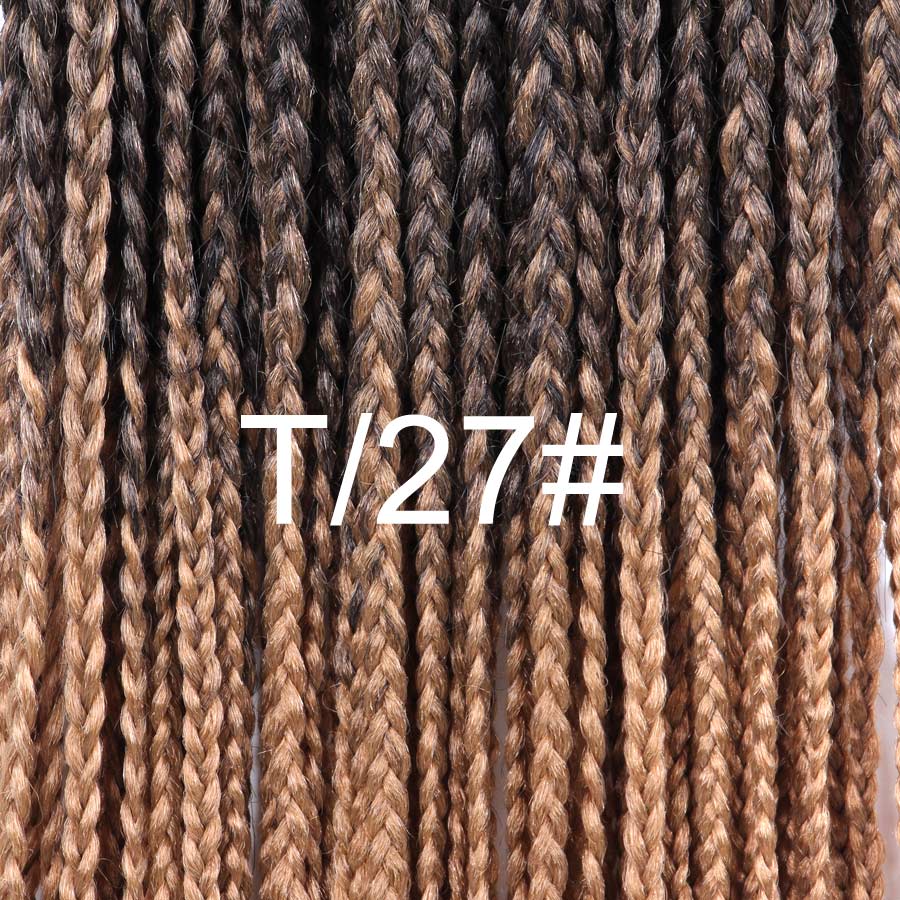 Box Braids Crochet Hair Ombre - Alileader 30 Inch Crochet Box Braids Ombre Synthetic Braiding Hair Extensions Crochet Braids Hair 1 Pack