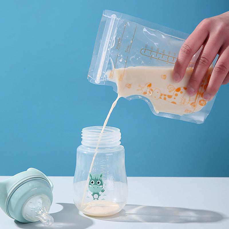 30 шт./упак. 150/240/250 мл, удобный носик для хранения грудного молока, одноразовый, небольшой емкости, мешок для хранения замороженного молока, не содержит бисфенол-А