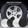 Для Jeep 4 шт. 63 мм/55 мм Металлическая крышка ступицы колеса автомобиля Центральная крышка колеса Для Jeep Renegade Wagoneer Avenger Recon Wrangler JK Gla