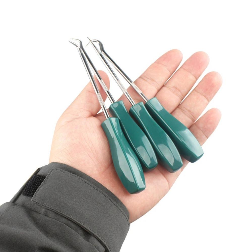 Новый набор из 4 шт./компл. Автомобильный Авто Транспорт Средство Сальник Отвертки Набор Уплотнительное Кольцо Сальник Съемник Крючки Инструменты для Ремонта Автомобиля