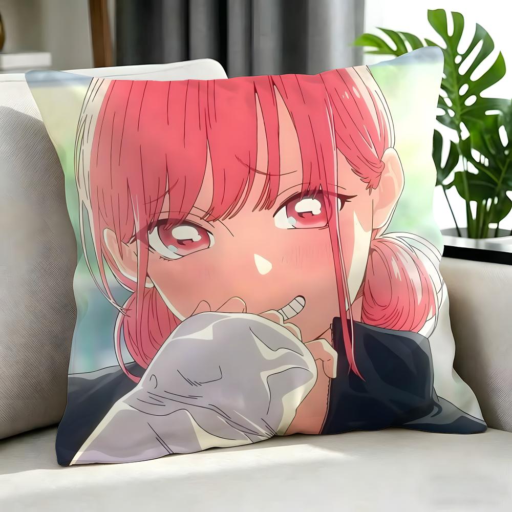 Anime Blue Box Cushion Cover Cushion Cover Set 4Pcs 50X50 45X45 40X40 Pillowcase Decorative Sofa Home Decor