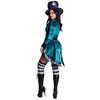 M-XL Female Magician Costume Halloween Party Costume Cosplay Costume Tamer Stage Costume