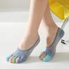 Women Summer New Five Fingers Women Socks Colorful Soft Cotton Shallow Casual Socks Split Toe Sports Socks Kawaii Toe Socks