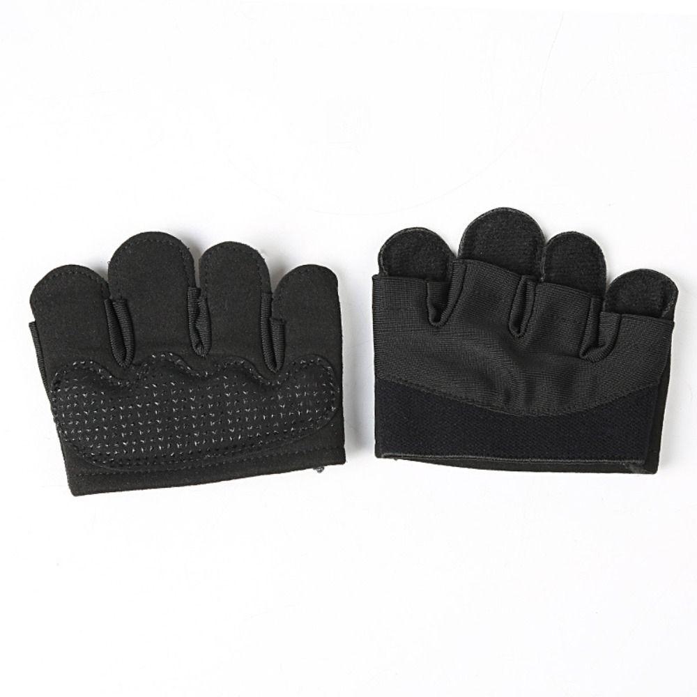 Non-Slip Half Finger Gloves Thickened Barbell Short Gloves New Mittens  Men Women
