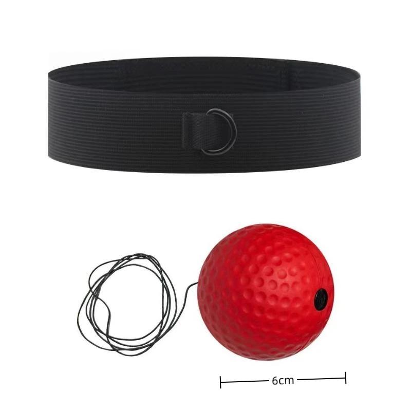 Boxing Speed Ball with Soft Elastic Headband Lightweight Black Reflex Punching Ball for Adult Kids Daily Workout Exercise