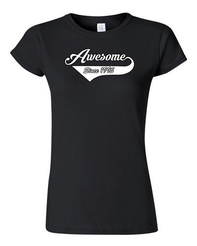Junior Awesome Since 1995 With Tail Happy Birthday Gifts Funny DT T-Shirt Tee Unisex T-Shirt