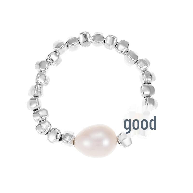 Кольцо Banyan Tree S925 Silver Blue Glaze Flower Pearl