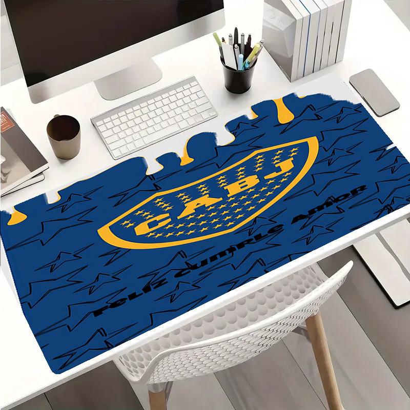 Club Atlético Boca Juniors Mouse Pad - Non-Slip Rubber Base, Smooth Surface for Work,Gaming,Office,And Home Use, Desk Mouse Pad