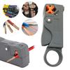 1/2/3Pcs Rotary Coax Coaxial Cable Stripper Cutter Tools Adjustable Cutting Depth Compact Design Portable Coaxial Cable Stripper Wire Cutter