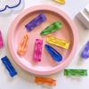 Korean Girls Candy Color Wave Hairpins Water Drop Square Snap Barrettes for Kids Hairpins Click Clack Headwear Hair Accessories