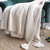 Чехол на диван в скандинавском стиле - Идеально подходит для дневного сна в офисе, с вязаными шерстяными кисточками для досуга и использования с кондиционером.