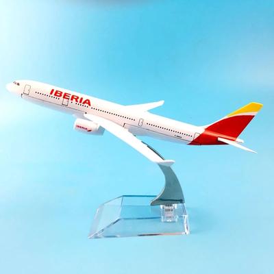 16 см Литая Металлическая Модель Самолета Boeing 737 Авиакомпании Iberia Испания Игрушки Для Детей Коллекция Дисплей