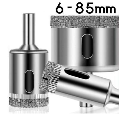 1 шт. кольцевая пила с алмазным покрытием, резак для мрамора, сверла, набор инструментов для плитки, стеклянная бита, керамогранит, коронки, шаблон локатора чашки, керамическая линейка, инструменты