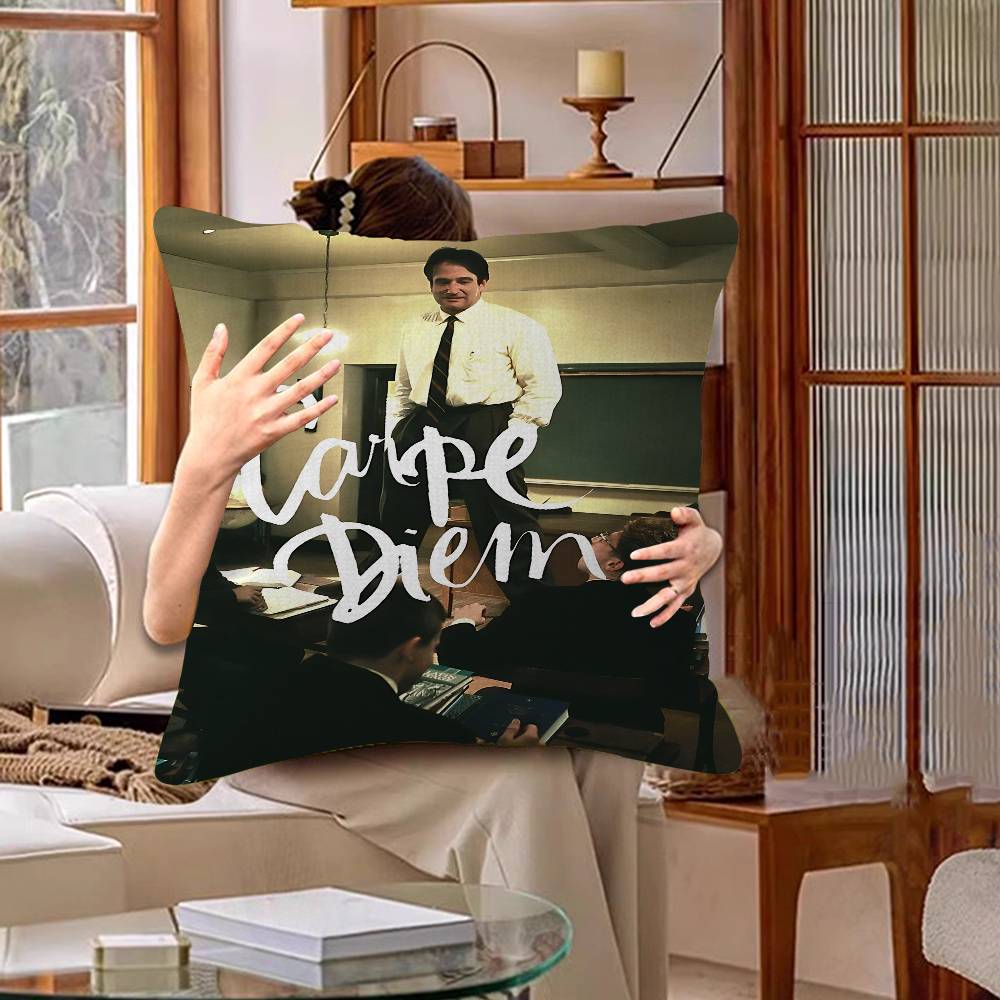Dead Poets Society Movie Maple Design Cushion Cover Happy Autumn Harvest Decor Holiday Decorati Pillow Cover