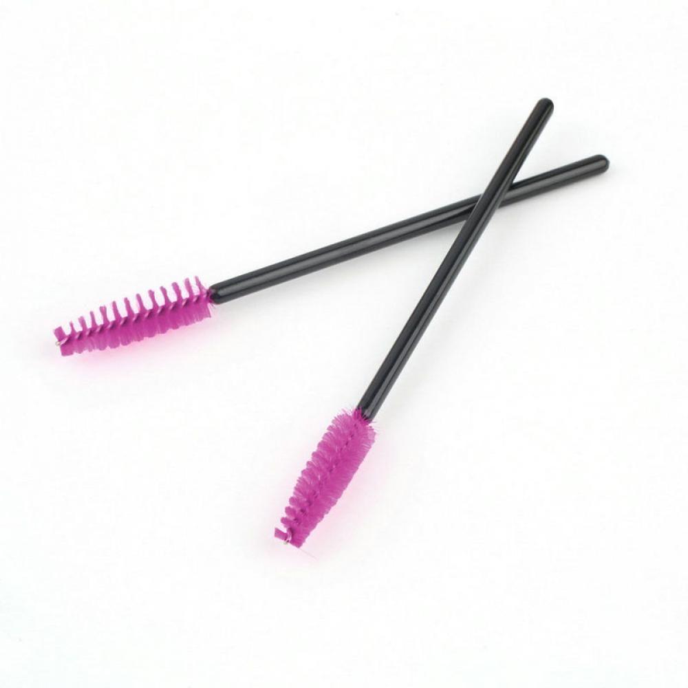 50pcs Mini Beauty Cosmetic Lip Disposable Eyelash Brushes Mascara Wands