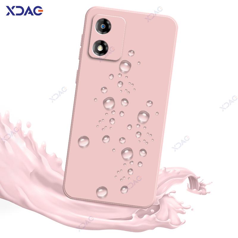 Чехол для мобильного телефона Motorola Moto E13 MotoE13 6,5" Global 360 Soft Luxury Square Liquid Silicone Back Cover Armor Bag