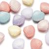 10-20 шт./лот Акриловые жемчужные цветные бусины в форме ракушек Браслет Ожерелье Свободные бусины-разделители Для DIY украшений Ручная работа Фурнитура