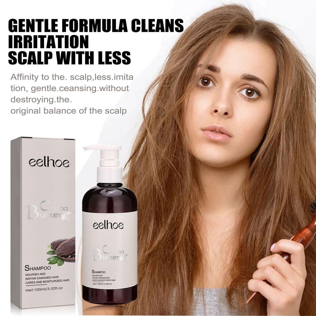EELHOE Coconut Oil Hair Shampoo Hair Growth No Silicone Oil Control Anti Dandruff Itching Cleansing Professional Hair Treatment 100ml