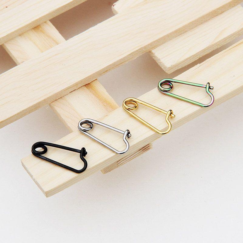 Fashion Fashion Stud Earrings New Arrival Creative Cute Unique Funny Clip Titanium Steel Eyebrow Ring Punk Adhesive Nail Earrings for Women