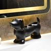 Space Saving Dachshund Toothbrush Holder Ceramic Toothbrush Storage Rack  for Bathroom