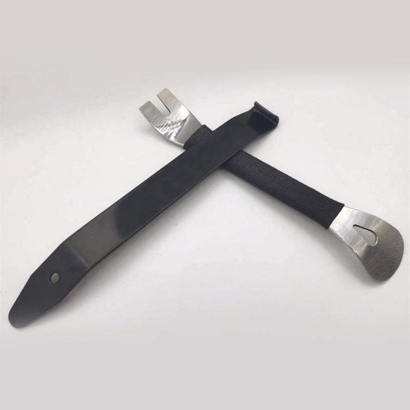 Инструмент для снятия обшивки автомобиля, прочный двухсторонний инструмент из нержавеющей стали, уровень для снятия обшивки, инструмент для снятия дверной панели, отвертка для крепления аудиоразъема