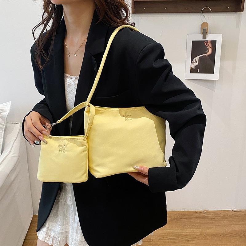 Осень новая женская персонализированная сумка через плечо текстура модный тренд нишевый дизайн сумка подмышку