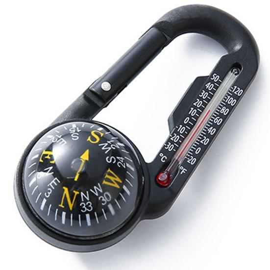 1/2Pcs Pocket Survival Compass Keychain Hiking Backpacking Lightweight Handheld Keychain with Precise Directional Guidance Portable Navigation Tool