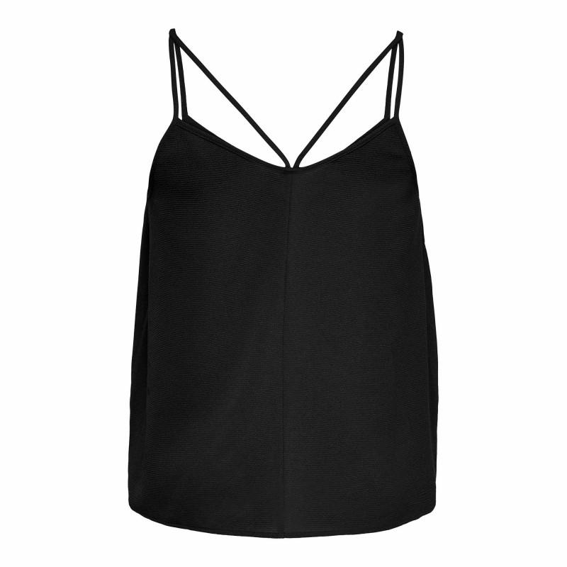 Женский однотонный прямой топ без бретелек с v-образным вырезом, перекрещенный сзади ONLY CARMAKOMA