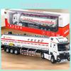 Engineering Vehicle Model Long Alloy Fuel Tanker With Lights Sound For Kids Playroom