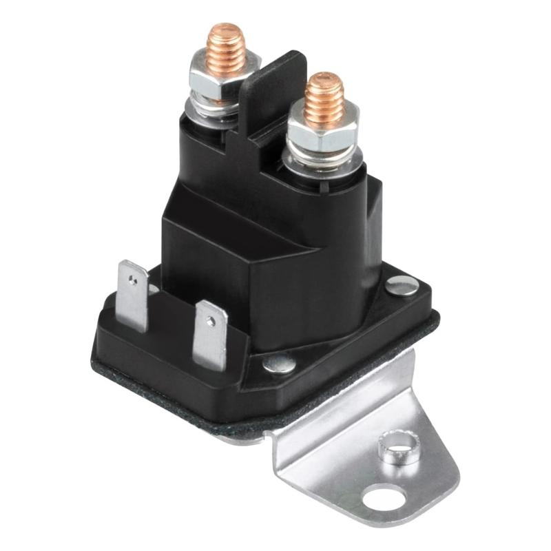 Sturdy Stainless Steel Starter Solenoid 12V 100A Relays Replacement Accessory With Ridings Lawn Mowers Daily Use