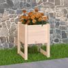 822107 vidaXL Planter 40x40x52.5 Cm Solid Pine Wood