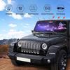 Purple Blue Butterfly Front Windshield Sun Shade Accordion Folding Auto Sunshade For Car Truck SUV-Blocks UV Rays Sun Visor Protector