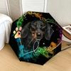 1pc Dachshund Love Heart Umbrella with Plastic Handle,Suitable for All Seasons Home Travel Outdoor UmbrellaDD1748