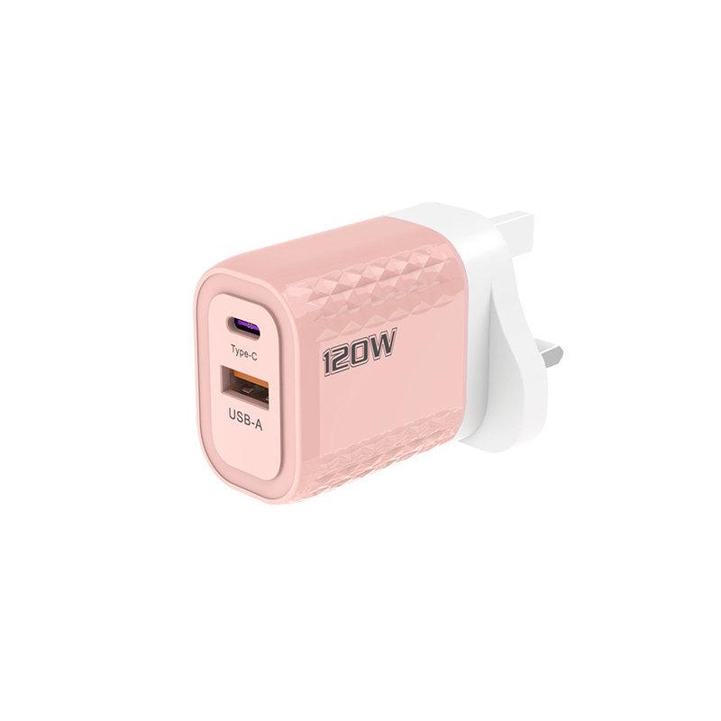 120W USB C Charger GaN Fast Charging Charger PD Quick Charge QC3.0 Wall Adapter For iPhone 15 Xiaomi POCO Samsung Huawei Oneplus