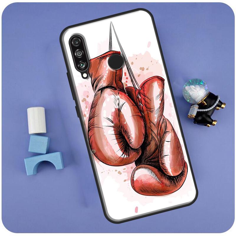 Boxing Gloves For Huawei Nova 10 9 SE 3i 7i 8i 11i 12i Y60 Y61 Y70 Y72 Y73 Y90 Y91 P20 P30 P40 Lite Case