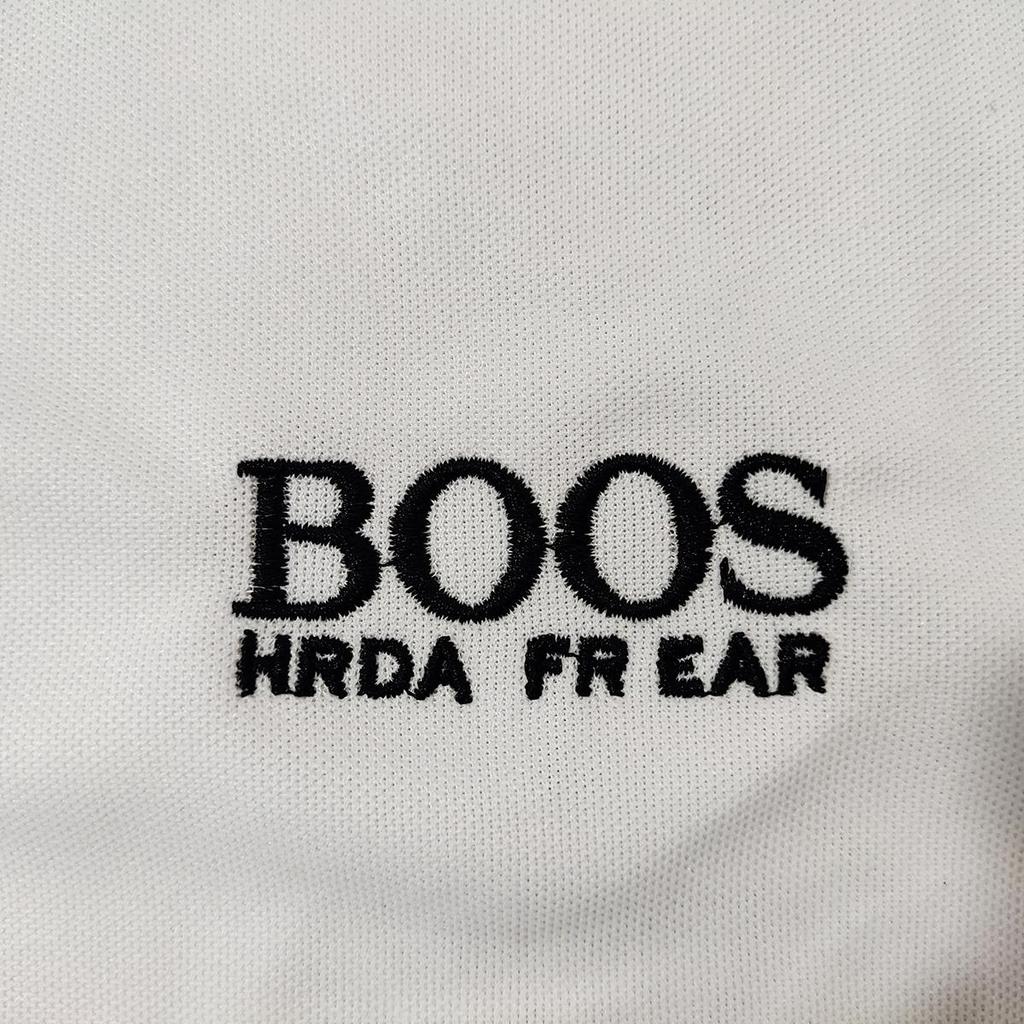 Новая летняя рубашка-поло с вышивкой из ледяного ионного волокна и воротником-поло для отвода влаги и пота