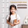 Children's Transparent Wall Height Ruler - Waterproof Student Measurement Sticker for Home or Living Room