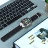 Silicone Band for Apple Watch Ultra 3/2 49mm 46mm 44mm 45mm Breathable Sport Strap for Iwatch Series 11 10 9 8 7 6 5 4 SE3 Men