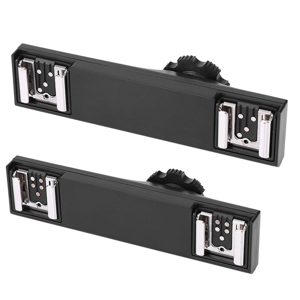 SLR Camera Hot Shoe Splitter Quality Dual Hot Shoe Splitter for SLR Camera Camcorder