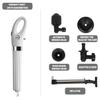 Automatic Toilet Plunger with 4 Heads High Pressure Pump Cleaner Powerful Air Blasters Dredge Drain Sink Air Blasters