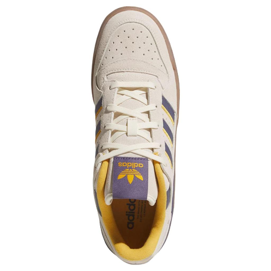 Adidas Кроссовки унисекс Forum Low Cl Wonder White/Preloved Violet/Preloved Yellow JQ2655
